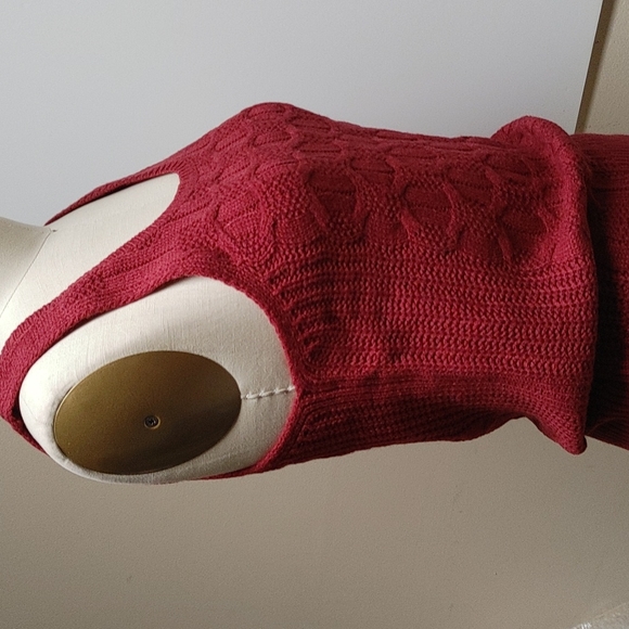 Ally Mae Cardigan & Tank Sweater Set Burgundy M - Picture 10 of 17